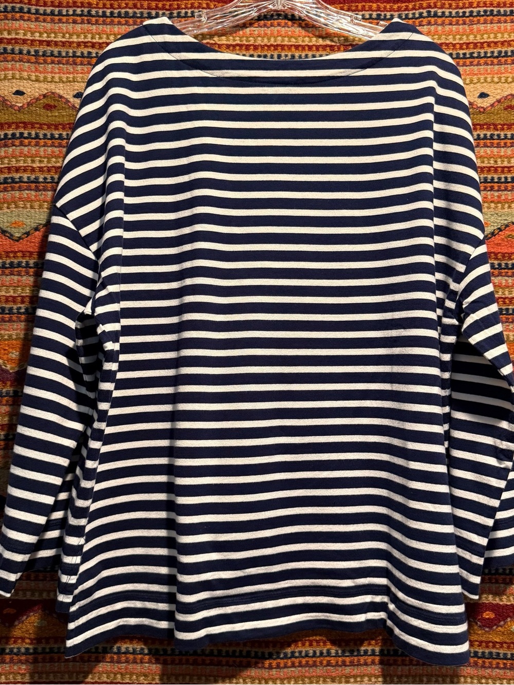 Beyond Nine Breton in Navy Ecru Stripe - Picture 6 of 8